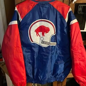 Buffalo bills nfl bomber jacket size large